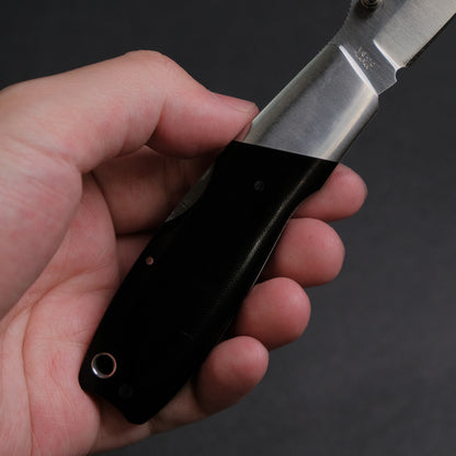 MOKI Kingfisher Folding Knife Linen Micarta Handle
