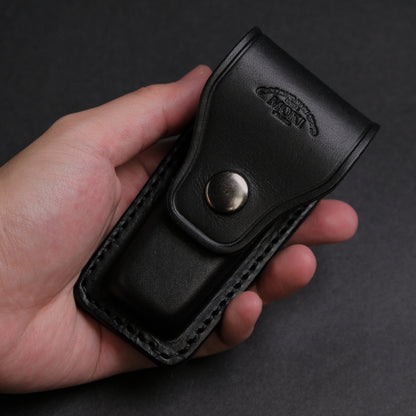 MOKI Kingfisher Folding Knife Linen Micarta Handle