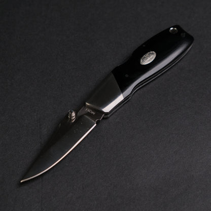 MOKI Kingfisher Folding Knife Linen Micarta Handle