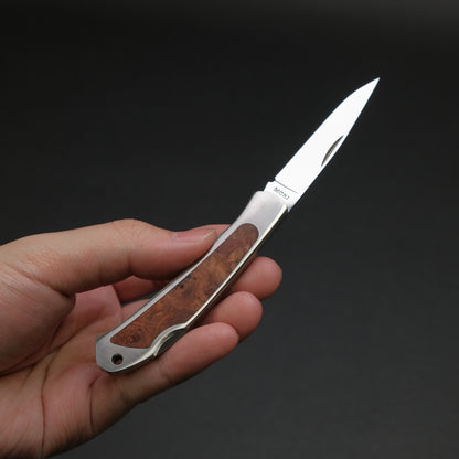 MOKI Kita Kitsune Folding Knife Quince Handle