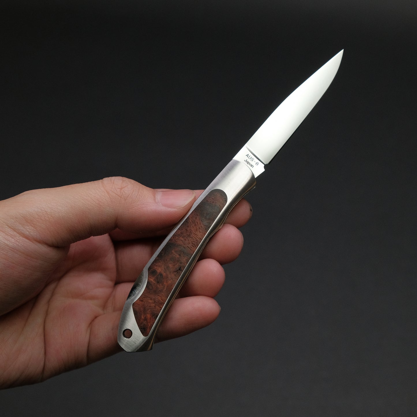 MOKI Kita Kitsune Folding Knife Quince Handle