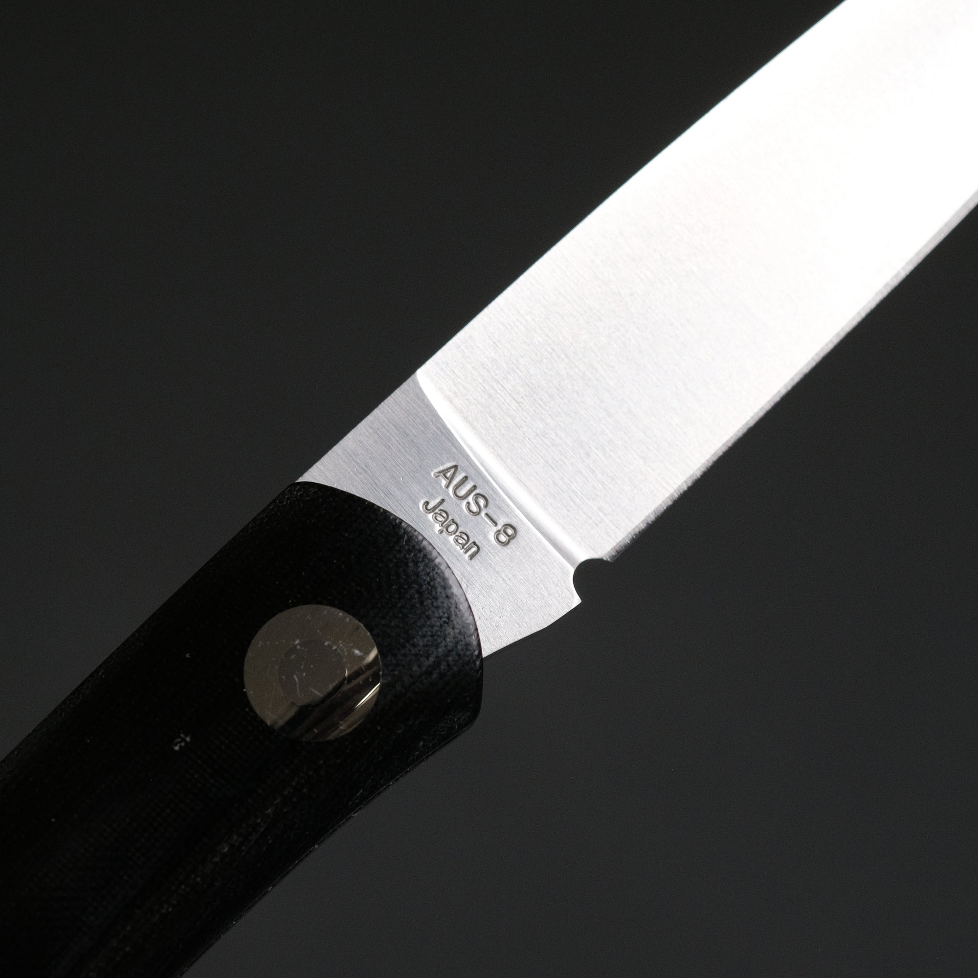 MOKI Shima Owl Folding Knife Large Linen Micarta Handle
