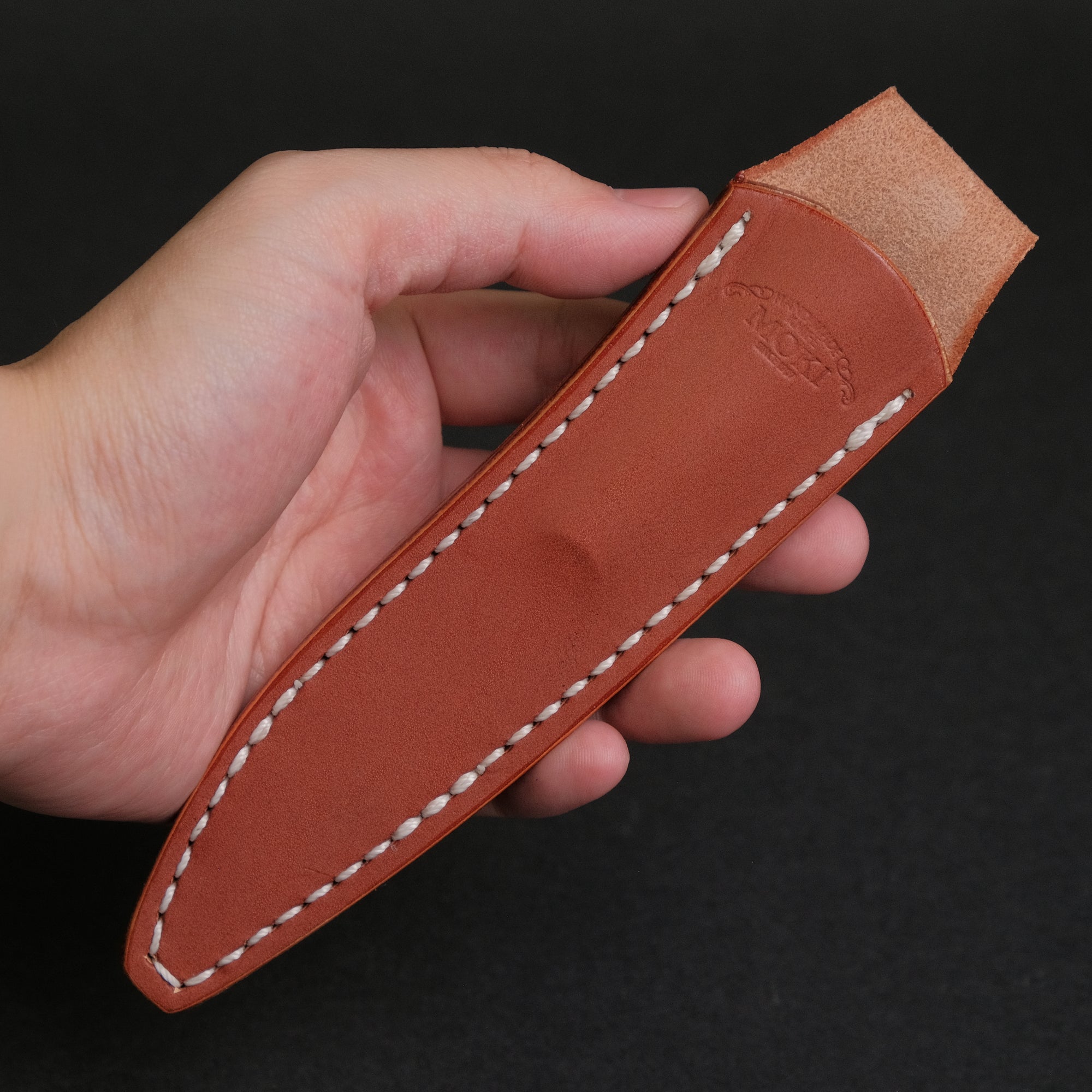 MOKI Trout &amp; Bird Fixed Blade Jigged Bone Handle