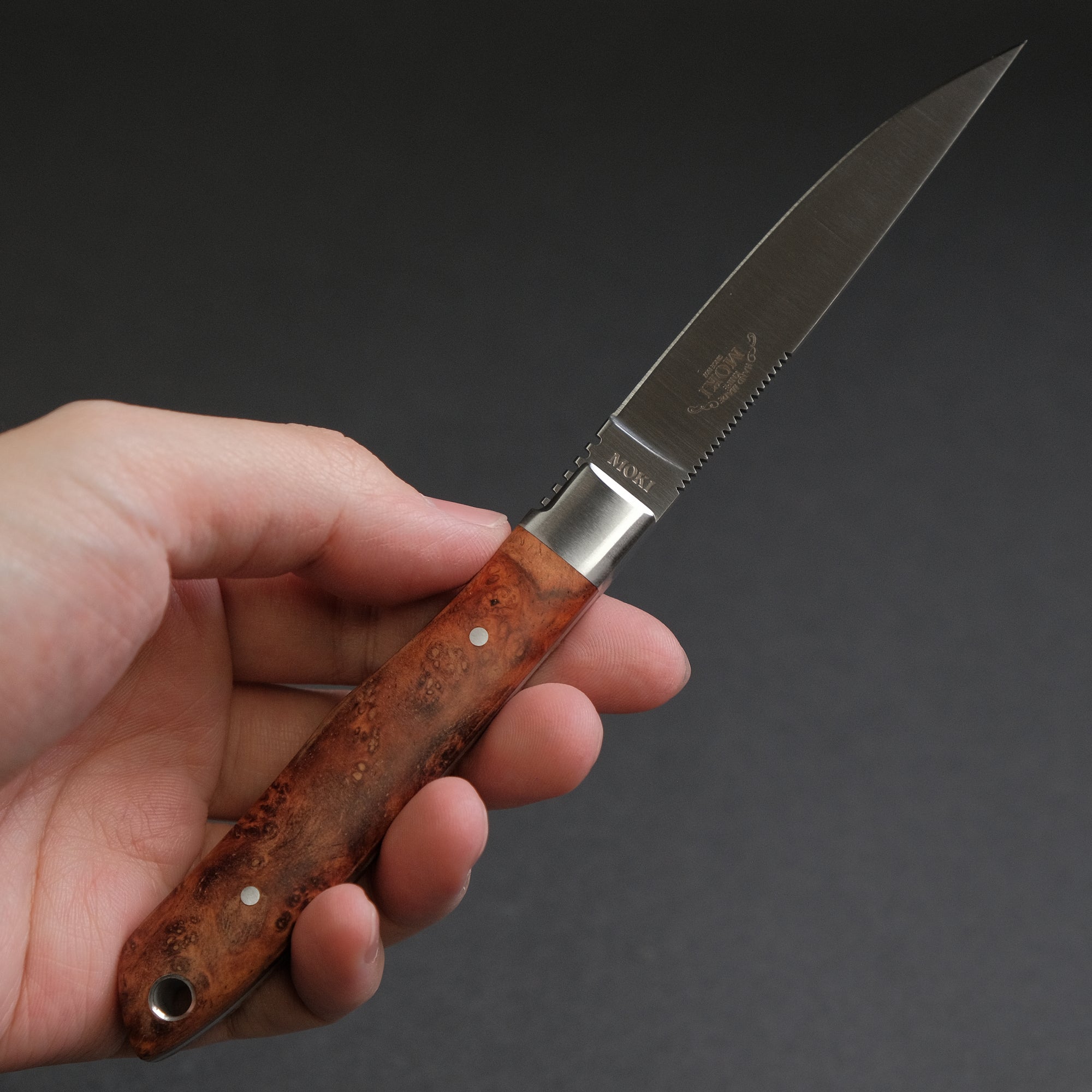 MOKI Trout &amp; Bird Fixed Blade Quince Handle