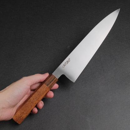 MSicard AEB-L Gyuto 225mm Roasted Birdseye Maple Handle