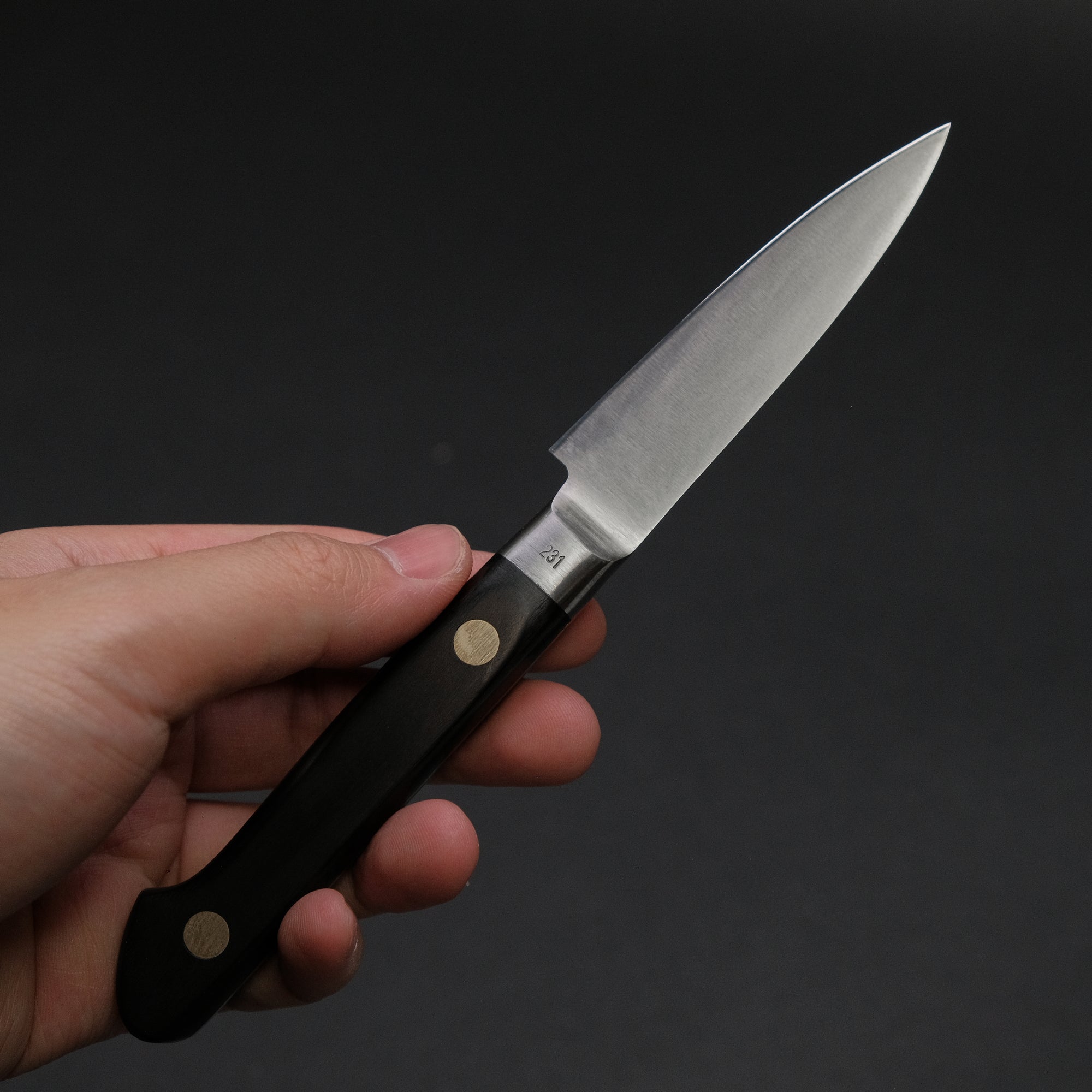 Misono Swedish Carbon Steel Paring 80mm Pakka Handle