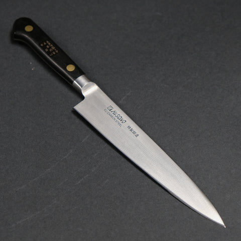 Misono Swedish Carbon Steel Petty 150mm Pakka Handle
