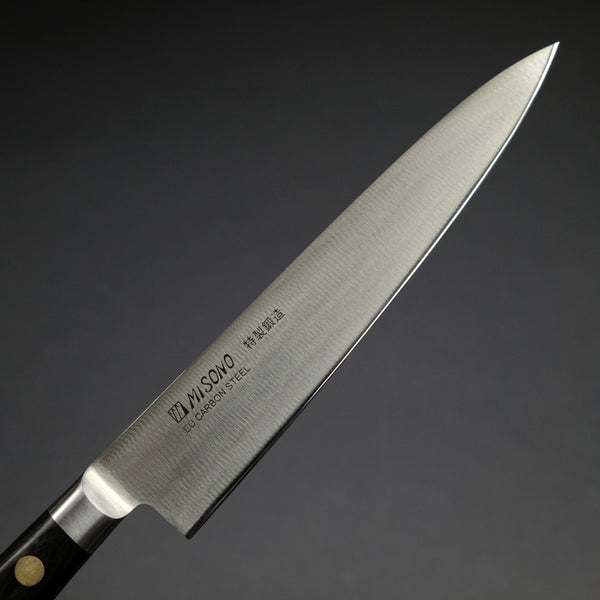 Misono Swedish Carbon Steel Petty 150mm Pakka Handle
