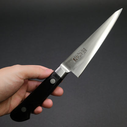 Morihei Hisamoto Hagane Honesuki Kaku 135mm Pakka Handle