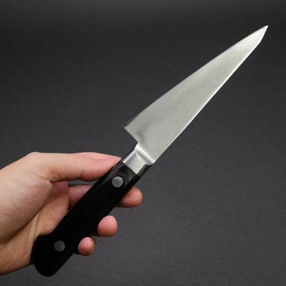 Morihei Hisamoto Hagane Honesuki Kaku 135mm Pakka Handle