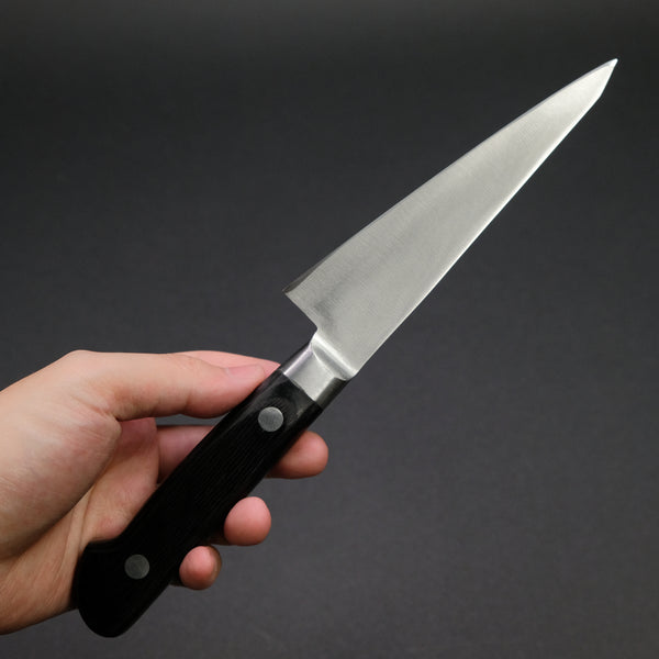 Morihei Hisamoto Hagane Honesuki Kaku 135mm Pakka Handle