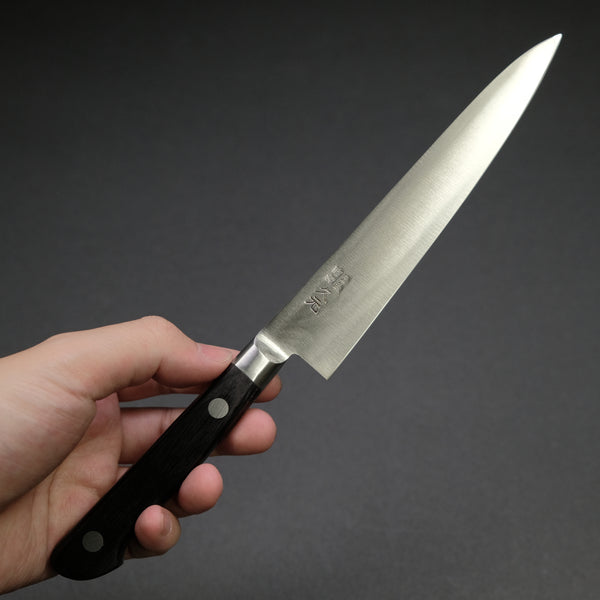 Morihei Hisamoto Hagane Petty 150mm Pakka Handle