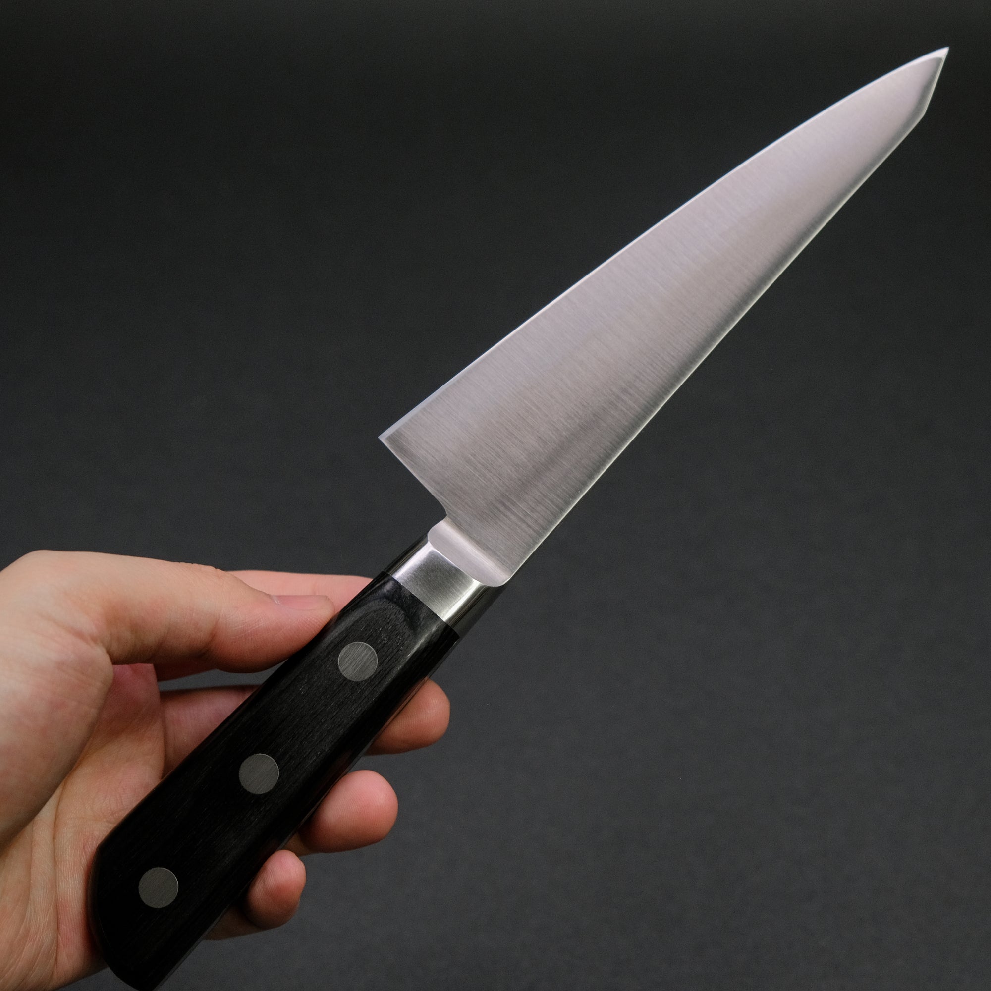 Morihei Hisamoto INOX Honesuki Kaku 150mm Pakka Handle