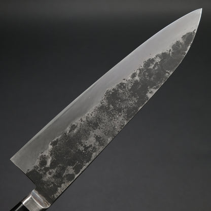 Morihei Hisamoto Kurouchi White #1 Gyuto 210mm Pakka Handle (Fine Finish)