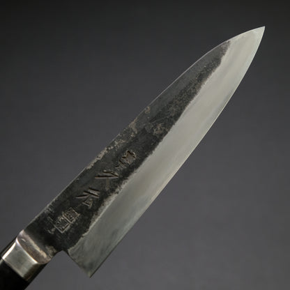 Morihei Hisamoto Kurouchi White #1 Petty 135mm Pakka Handle (Fine Finish)