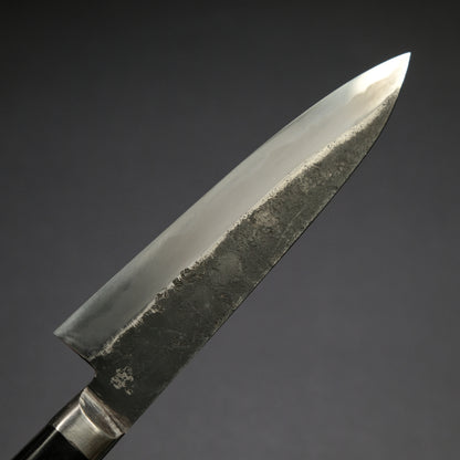 Morihei Hisamoto Kurouchi White #1 Petty 135mm Pakka Handle (Fine Finish)