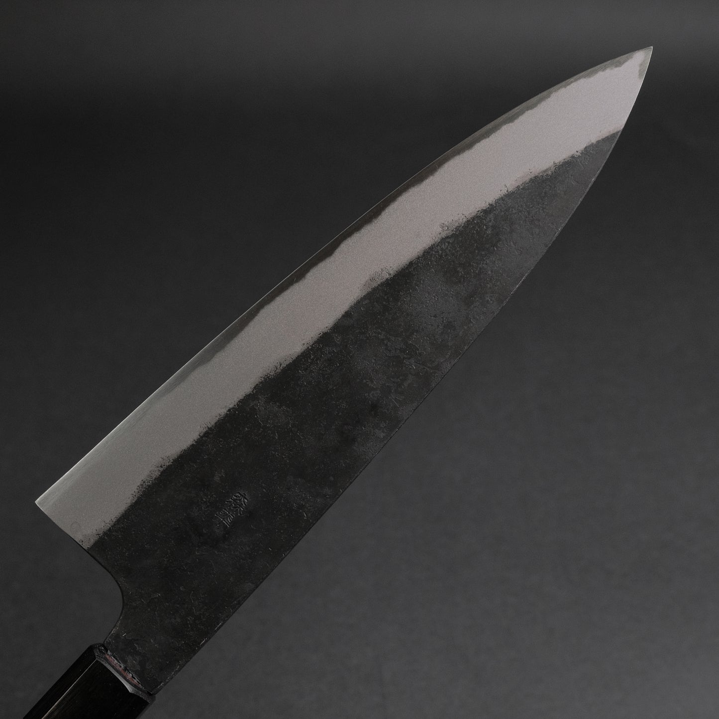 Morihei Hisamoto Kurouchi White #2 Extra Height Gyuto 210mm Walnut Handle