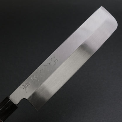 Morihei Hisamoto Vintage Honyaki Usuba 210mm Ebony Handle