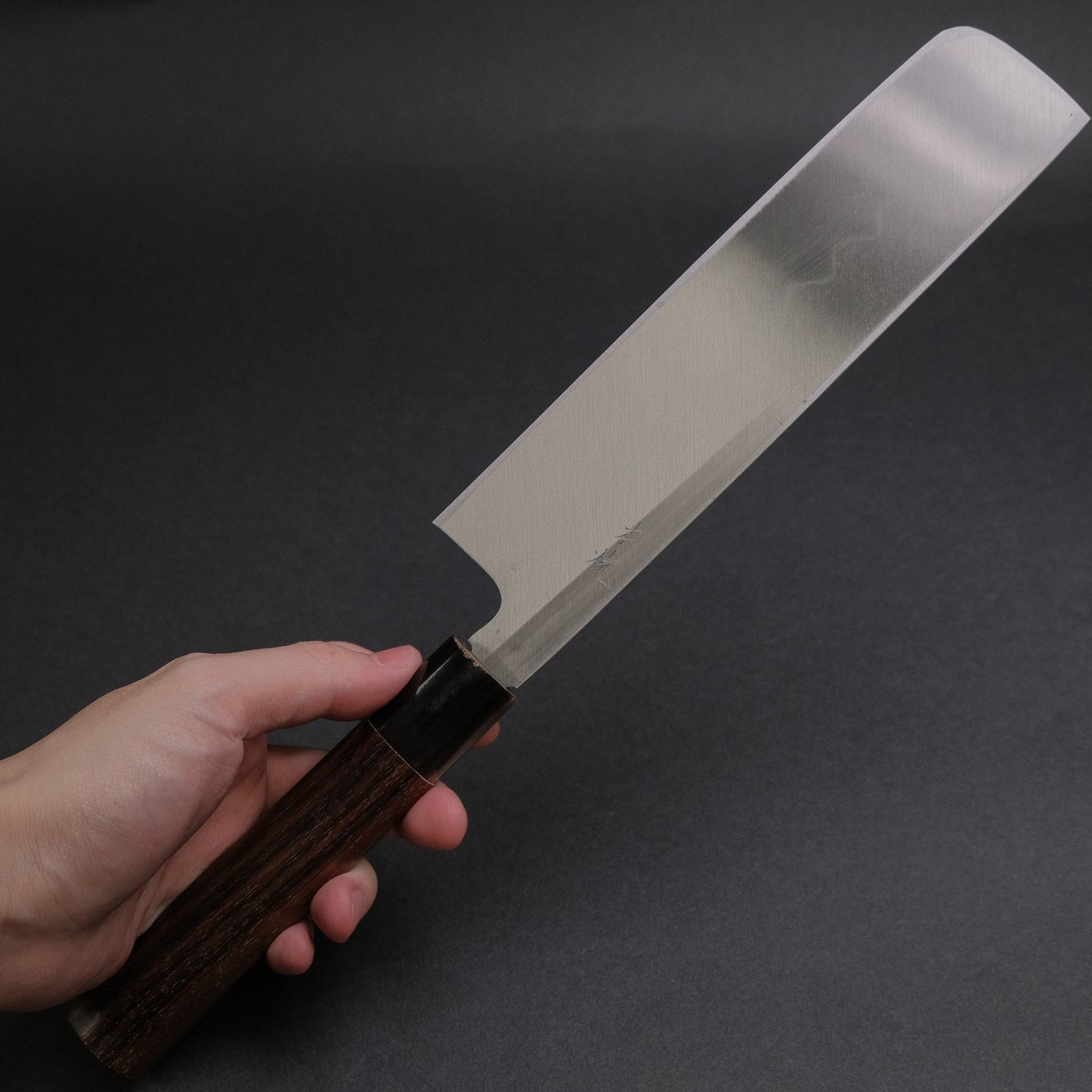 Morihei Hisamoto Vintage Honyaki Usuba 210mm Ebony Handle