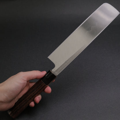 Morihei Hisamoto Vintage Honyaki Usuba 210mm Ebony Handle