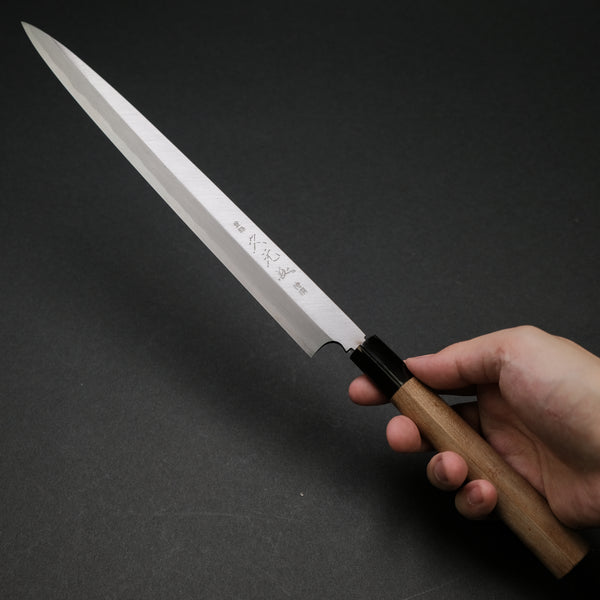 Morihei Hisamoto Vintage Left Handed Fugubiki 270mm Magnolia Handle (Carbon)