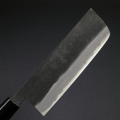 Morihei Kikuyu White #2 Kurouchi Nakiri 165mm Poplar Handle