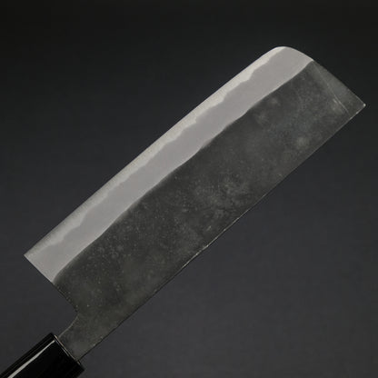 Morihei Kikuyu White #2 Kurouchi Nakiri 165mm Poplar Handle