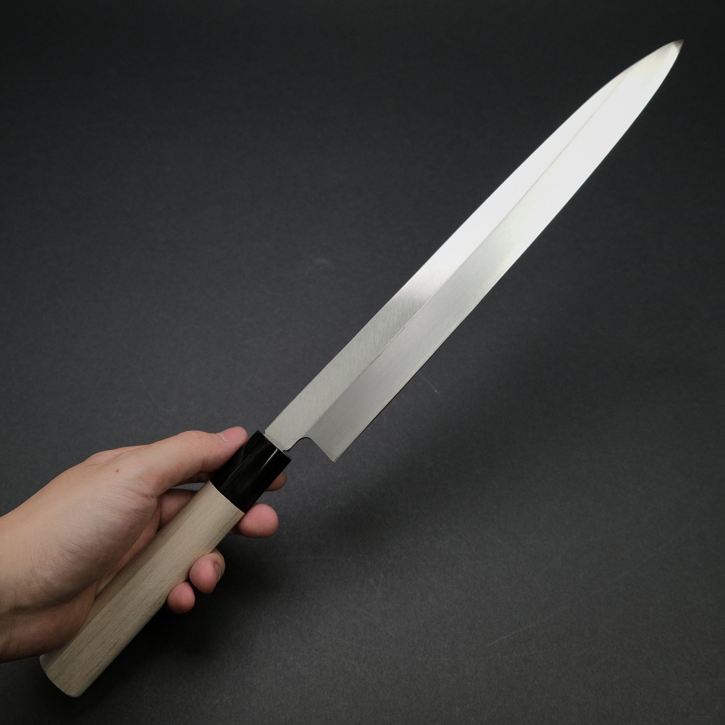 Mumei Stainless Yanagiba 300mm Ho Wood Handle