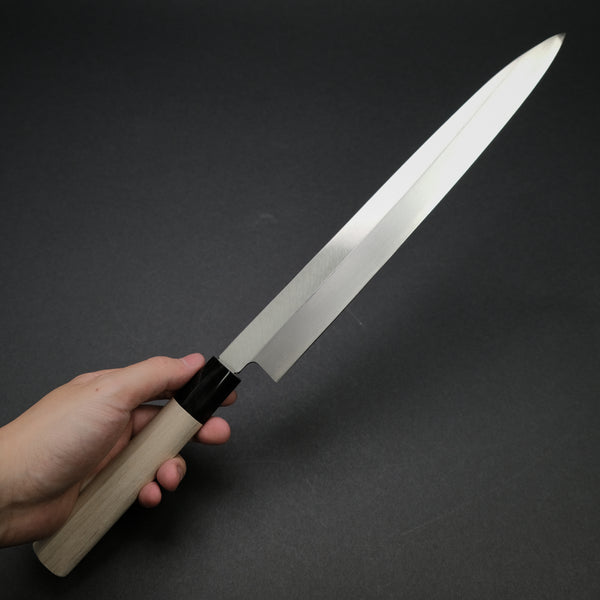 Mumei Stainless Yanagiba 300mm Ho Wood Handle
