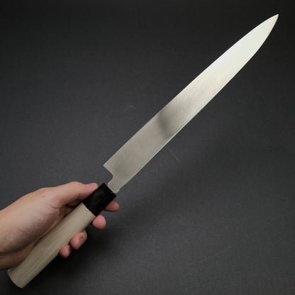 Mumei Stainless Yanagiba 300mm Ho Wood Handle