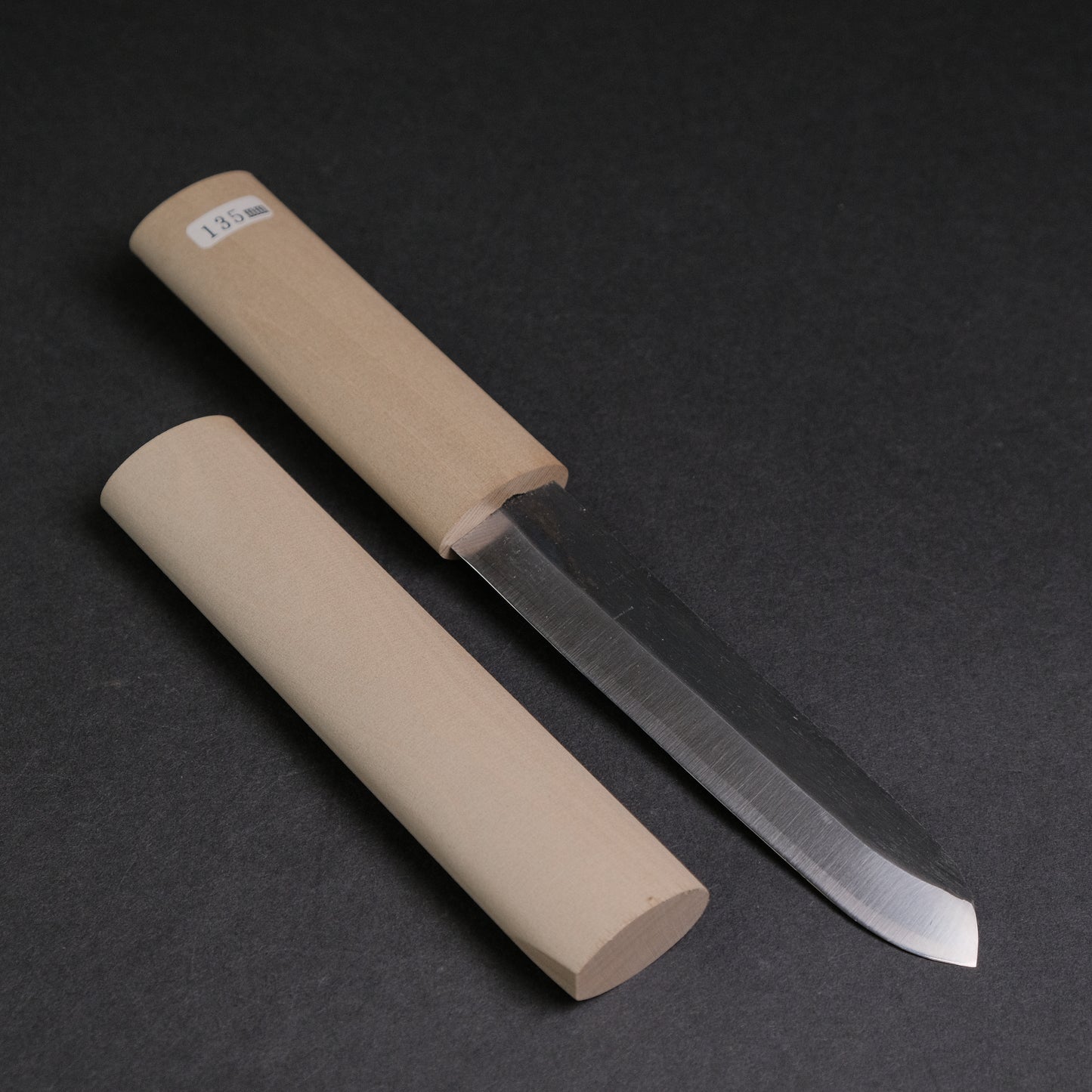 Mumei White #2 Kurouchi Makiri 135mm Ho Wood Handle