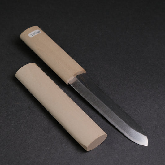 Mumei White #2 Kurouchi Makiri 135mm Ho Wood Handle