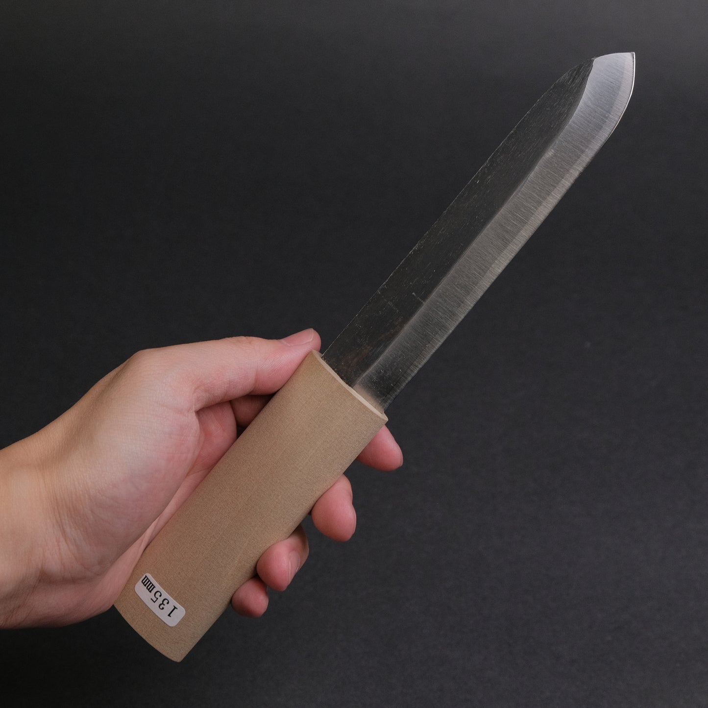 Mumei White #2 Kurouchi Makiri 135mm Ho Wood Handle
