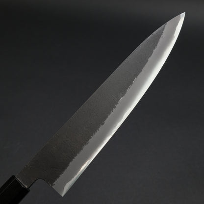 Mutsumi Blue Super Kurouchi Nashiji Gyuto 240mm Ebony Handle