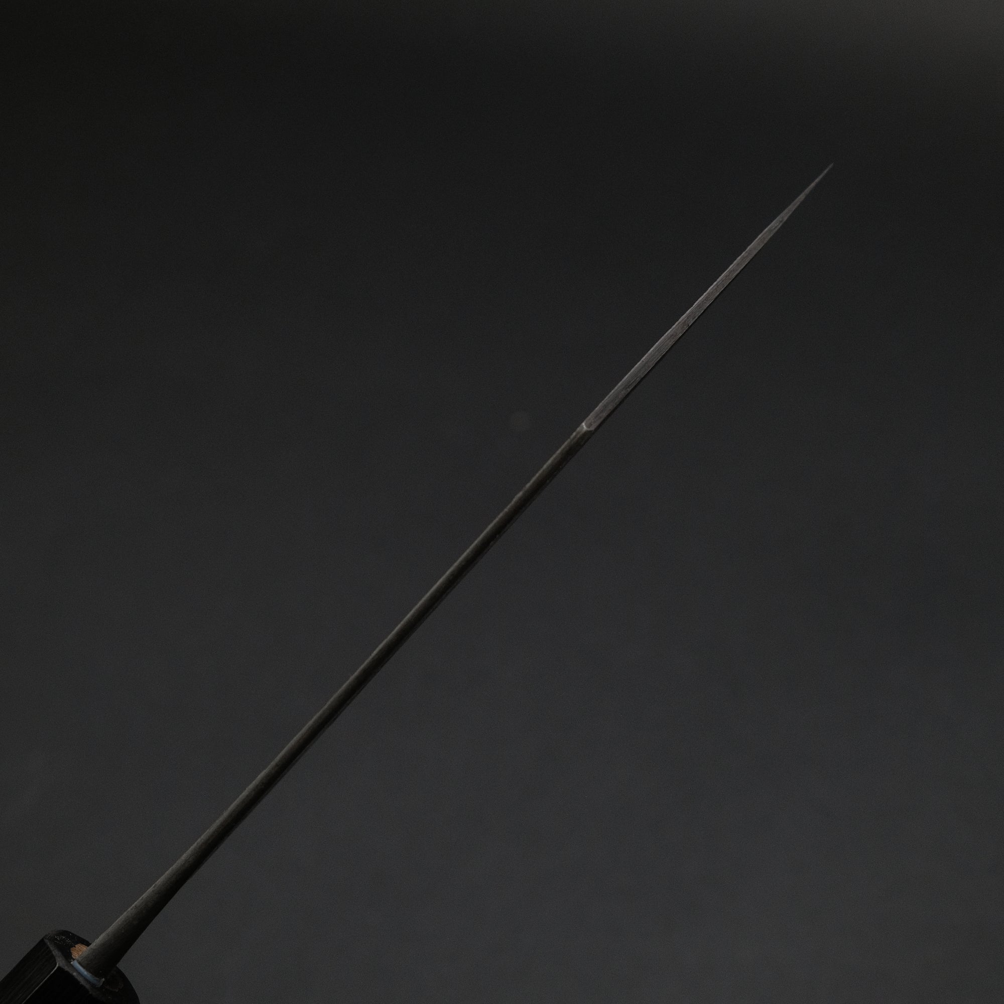Mutsumi Hinoura Blue Super Kurouchi Nashiji Hakata 165mm Ebony Handle