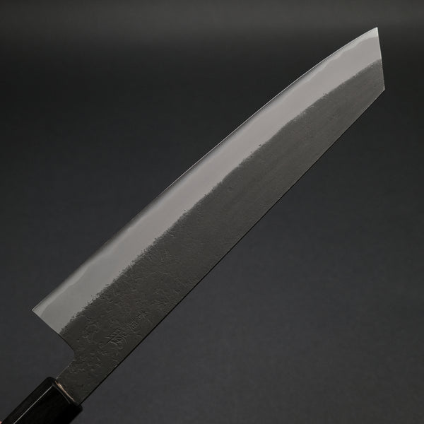 Mutsumi Blue Super Kurouchi Nashiji Kiritsuke 240mm Ebony Handle