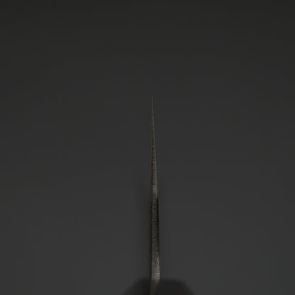 Mutsumi Blue Super Kurouchi Nashiji Nakiri 180mm Ebony Handle