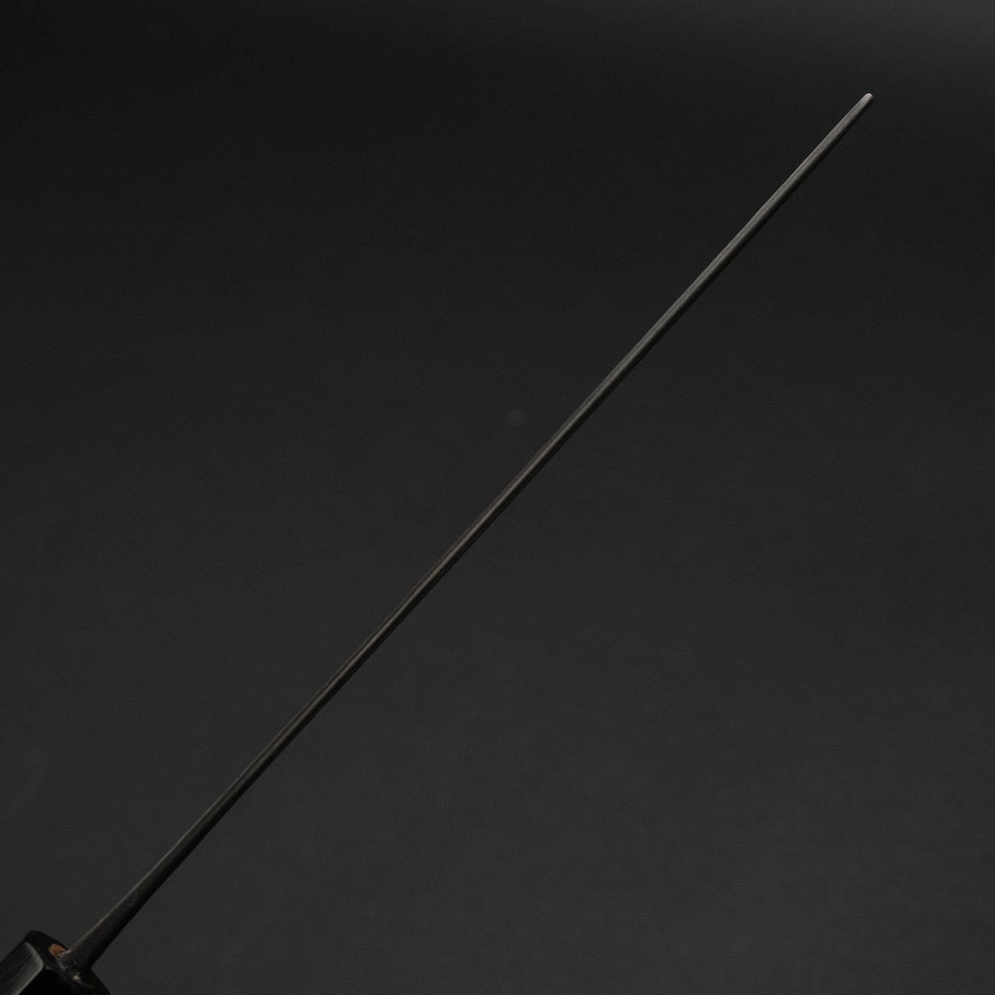 Mutsumi Blue Super Kurouchi Nashiji Nakiri 180mm Ebony Handle