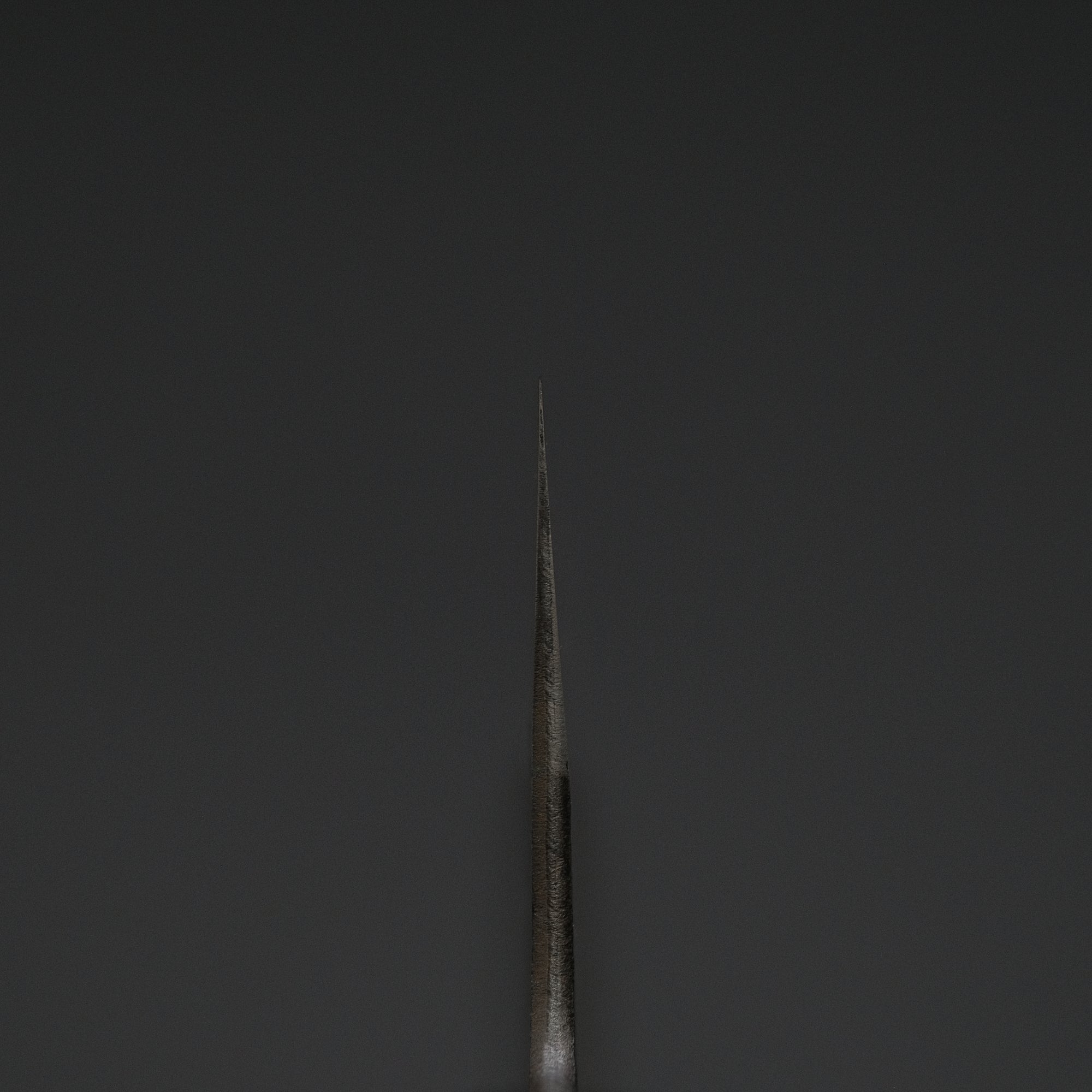 Mutsumi Blue Super Kurouchi Nashiji Santoku 180mm Ebony Handle