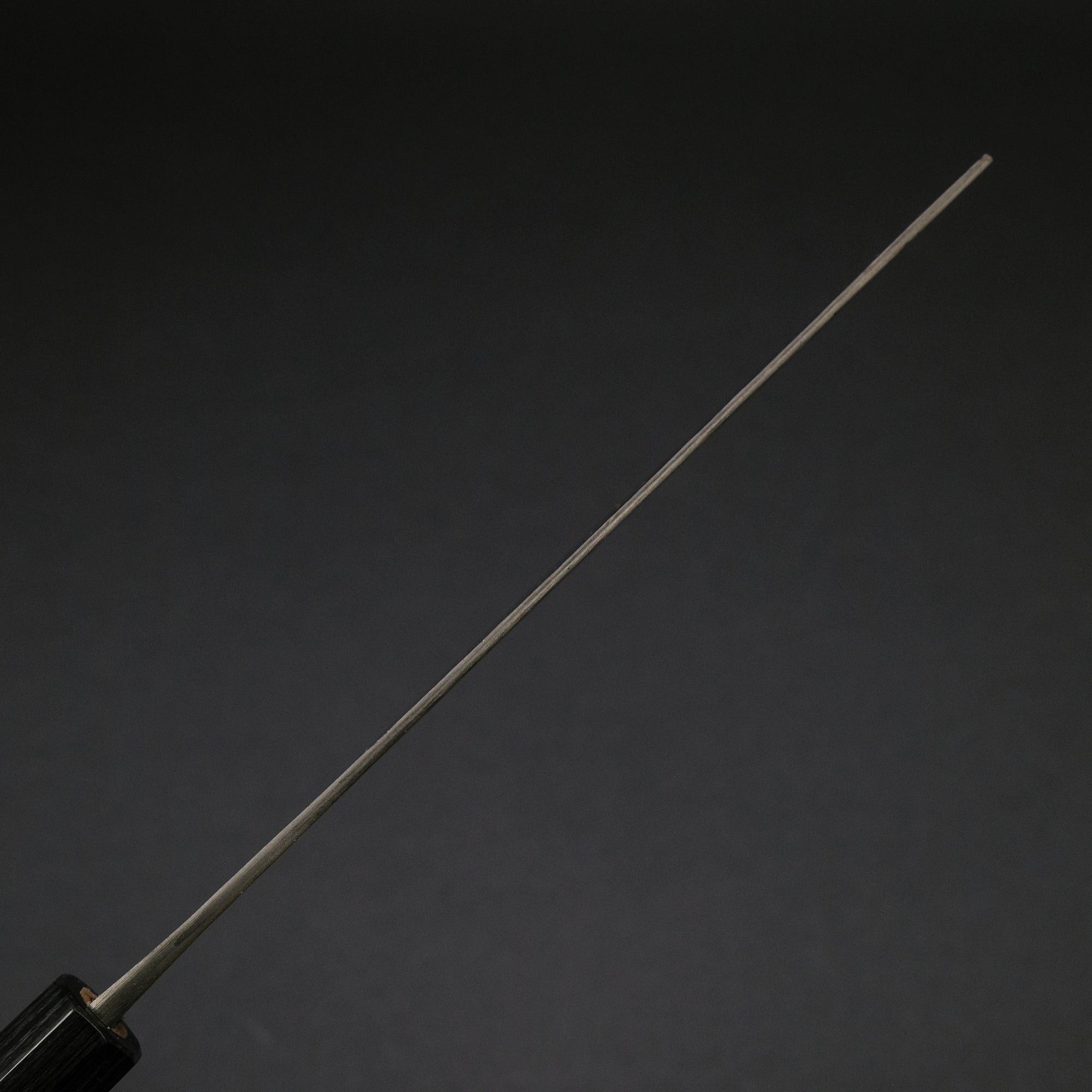 Mutsumi Blue Super Kurouchi Tsuchime Nakiri 180mm Ebony Handle