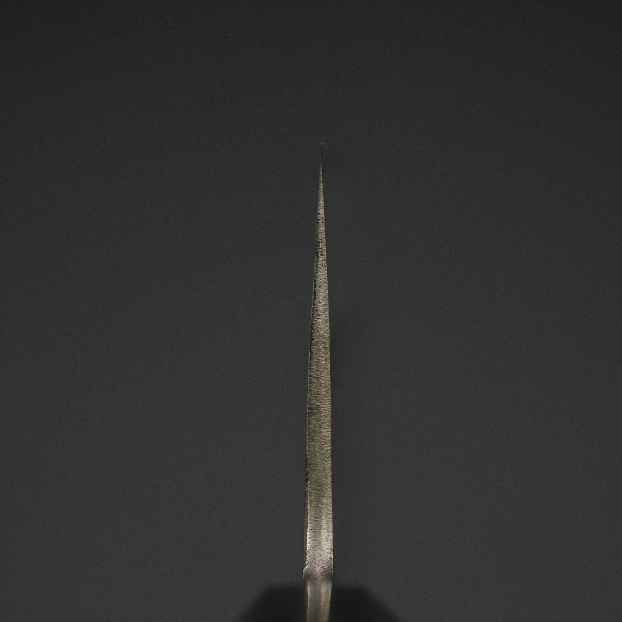 Mutsumi Blue Super Kurouchi Tsuchime Nakiri 180mm Ebony Handle