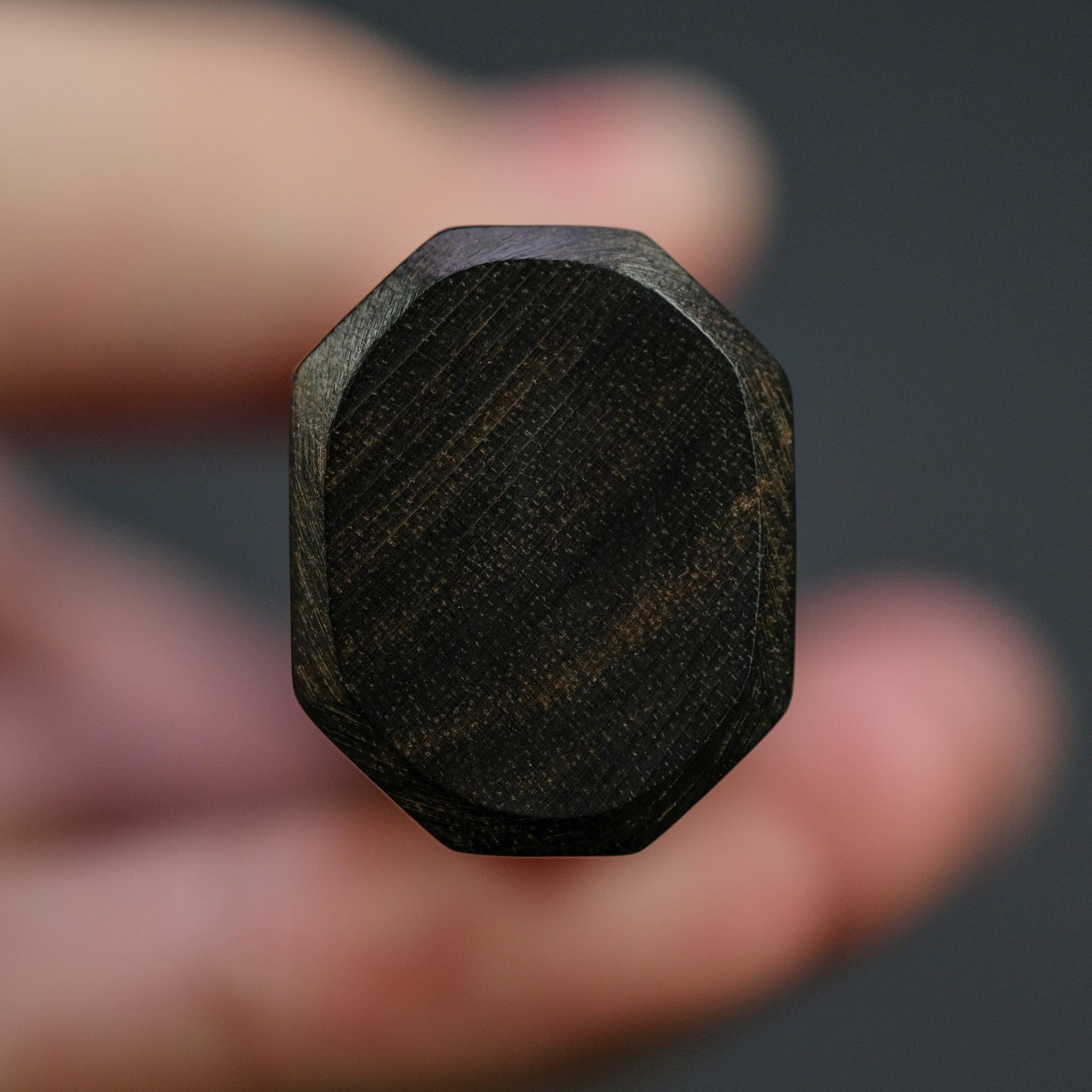 Mutsumi Blue Super Kurouchi Tsuchime Nakiri 180mm Ebony Handle