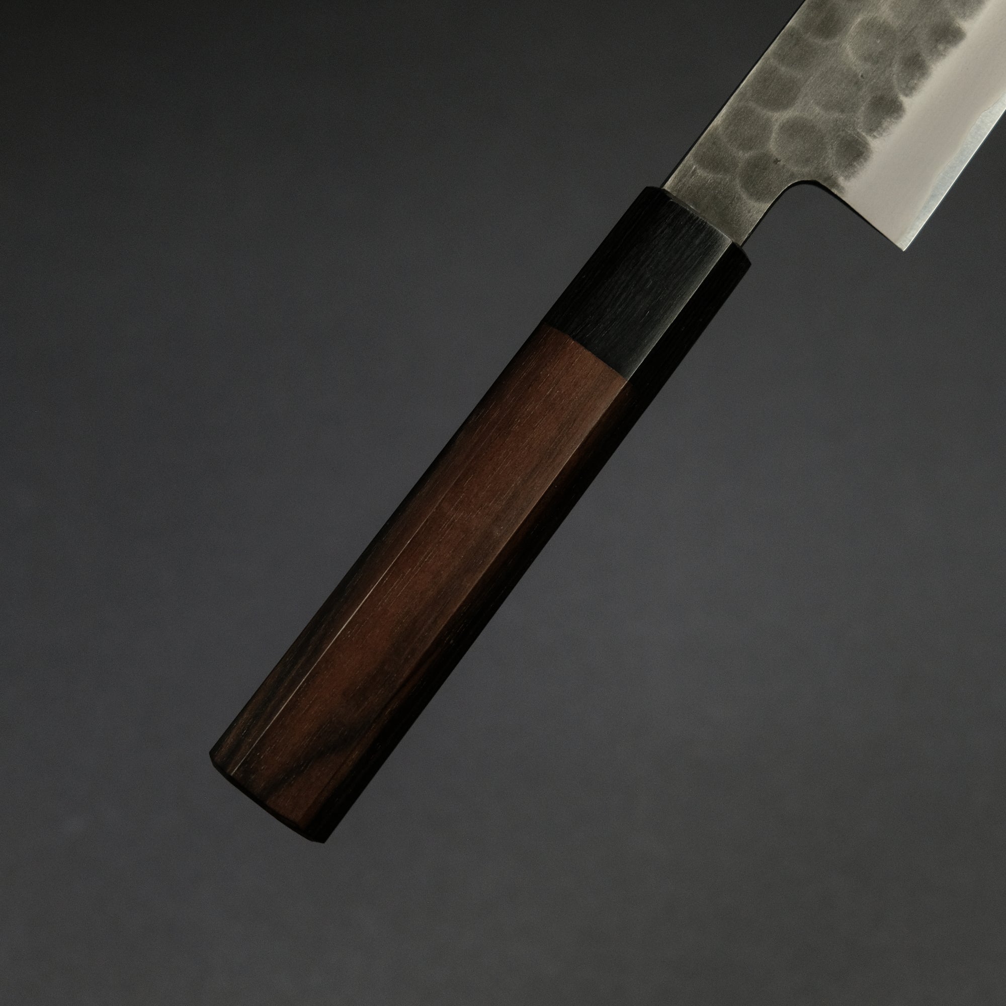 Mutsumi Blue Super Kurouchi Tsuchime Petty 150mm Ebony Handle