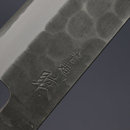 Mutsumi Blue Super Kurouchi Tsuchime Sujihiki 270mm Ebony Handle
