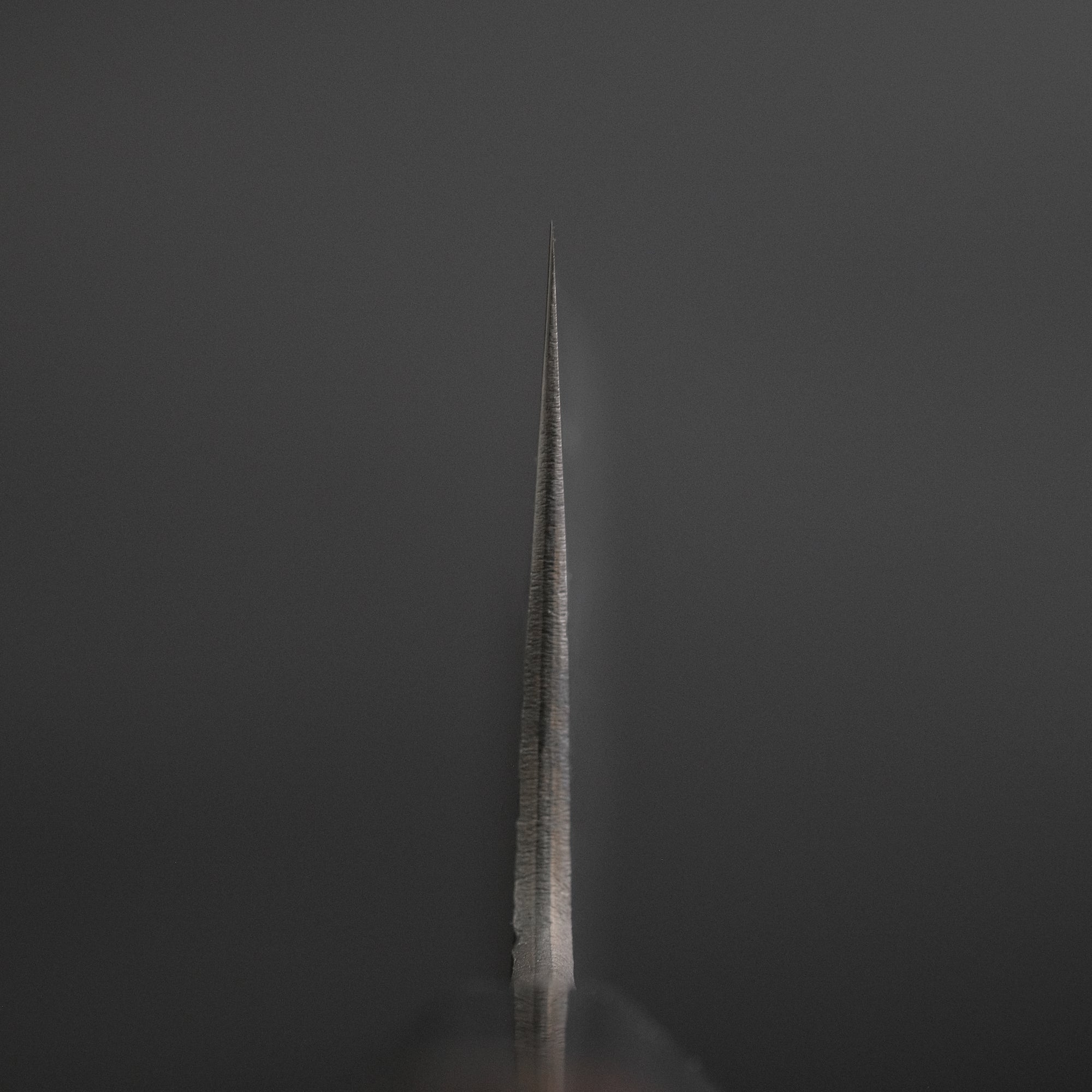 Mutsumi Hinoura Blue Super Kurouchi Nashiji Gyuto 210mm Ebony Handle