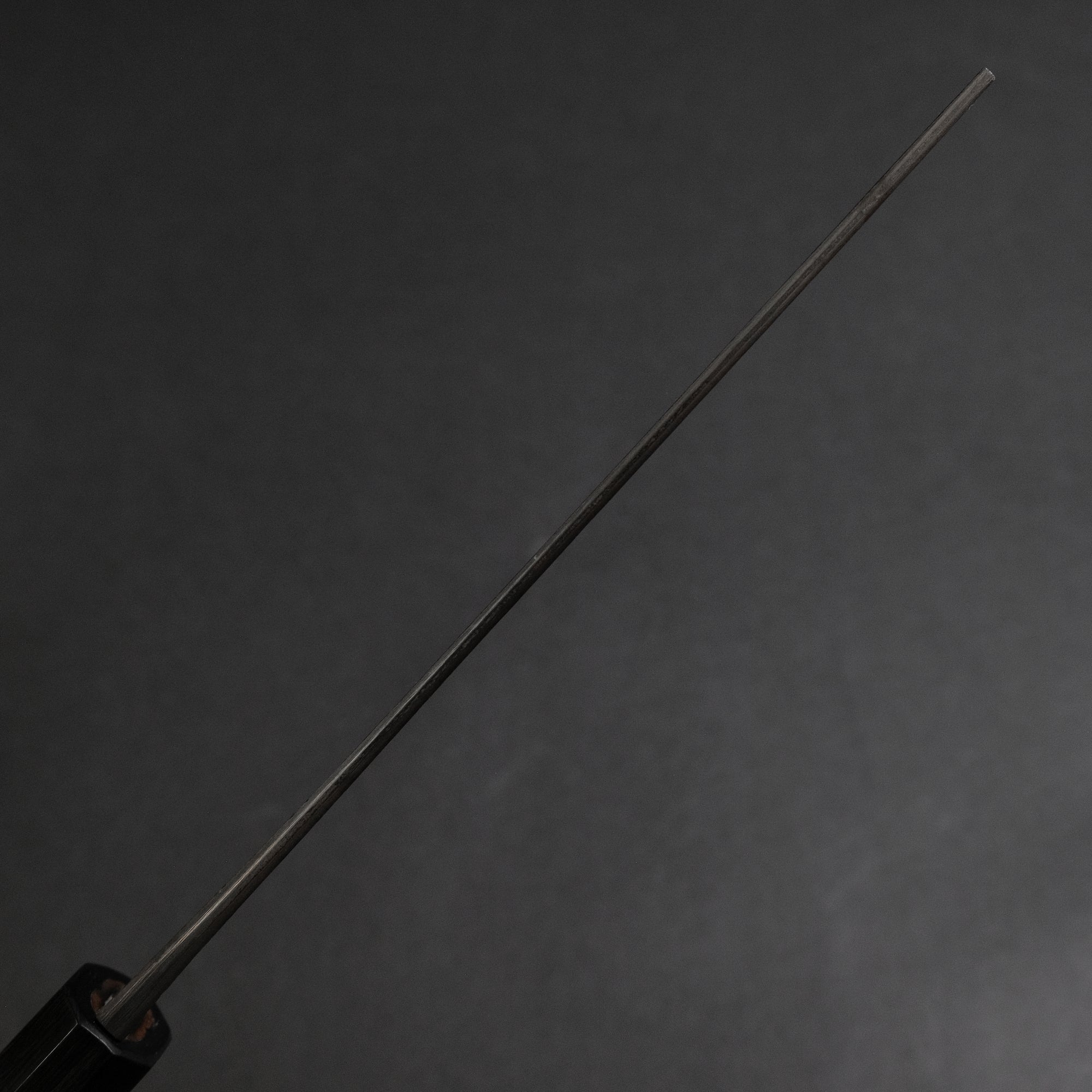 Mutsumi Hinoura Blue Super Kurouchi Nashiji Nakiri 165mm Ebony Handle