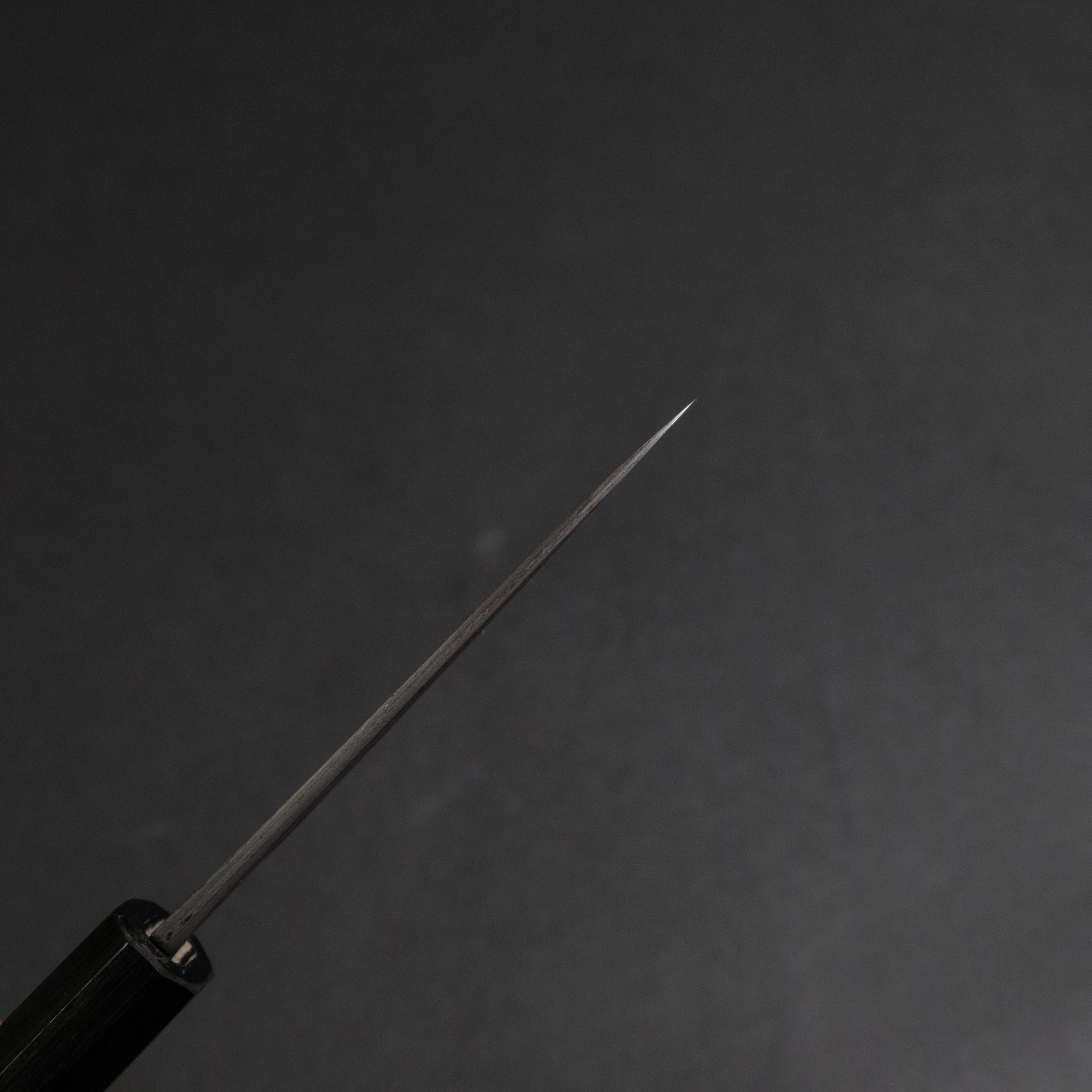 Mutsumi Hinoura Blue Super Kurouchi Nashiji Paring 90mm Ebony Handle