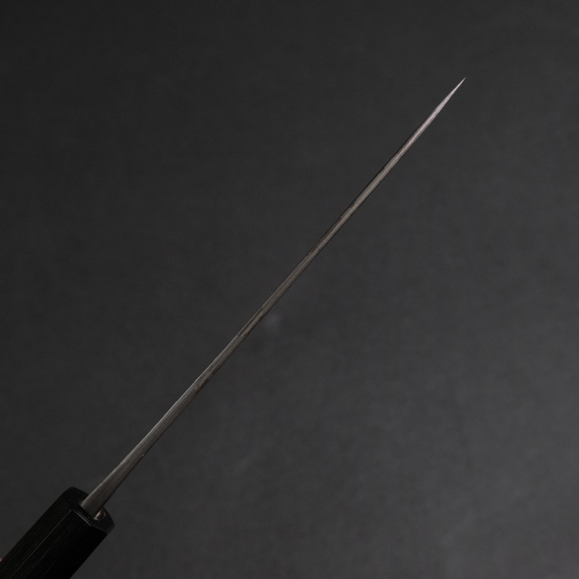 Mutsumi Hinoura Blue Super Kurouchi Nashiji Petty 135mm Ebony Handle