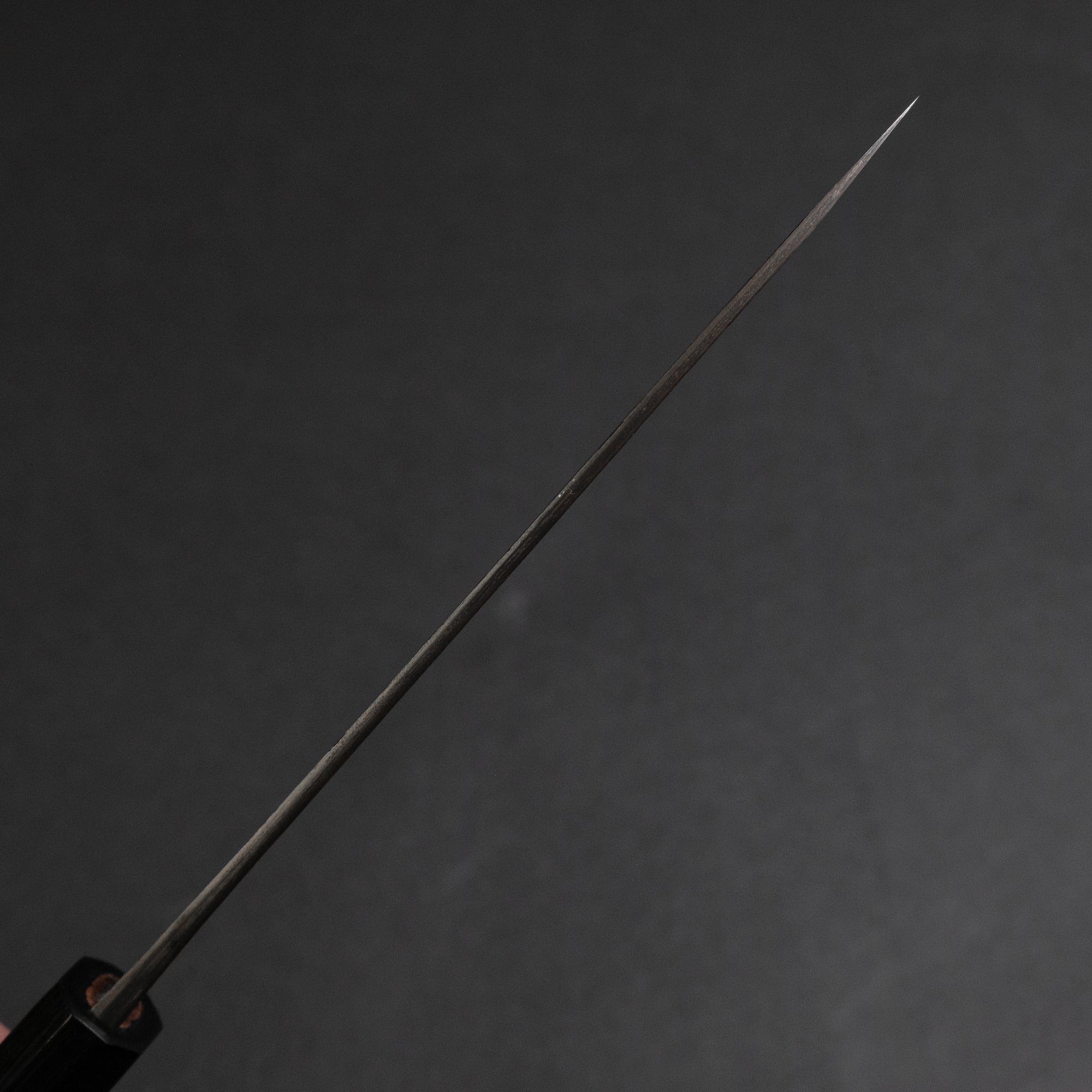 Mutsumi Hinoura Blue Super Kurouchi Nashiji Petty 150mm Ebony Handle