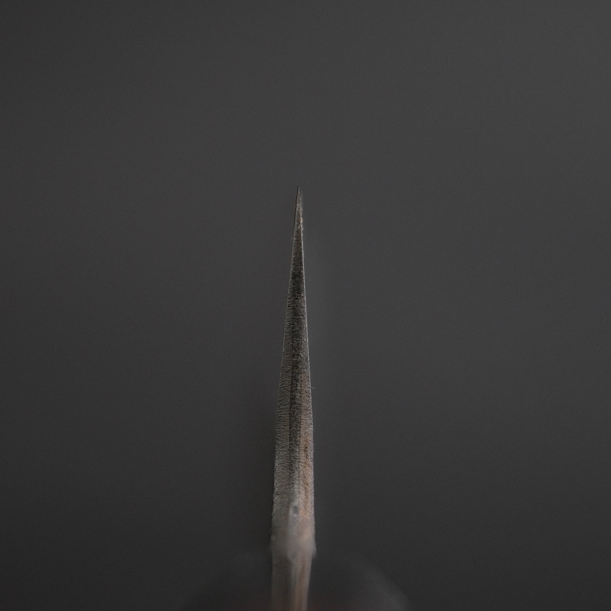 Mutsumi Hinoura Blue Super Kurouchi Nashiji Sujihiki 270mm Ebony Handle